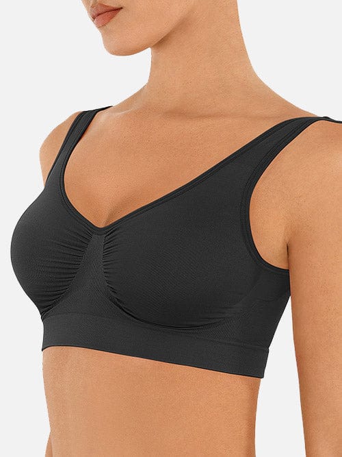 Wide Back & Straps Bust Support Shaping Bra