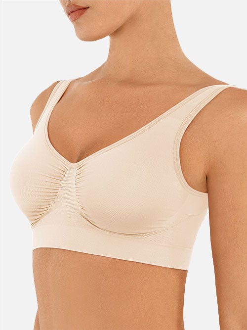 Wide Back & Straps Bust Support Shaping Bra