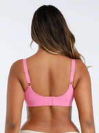 Deep V-Neck Unpadded Underwired Support Bra