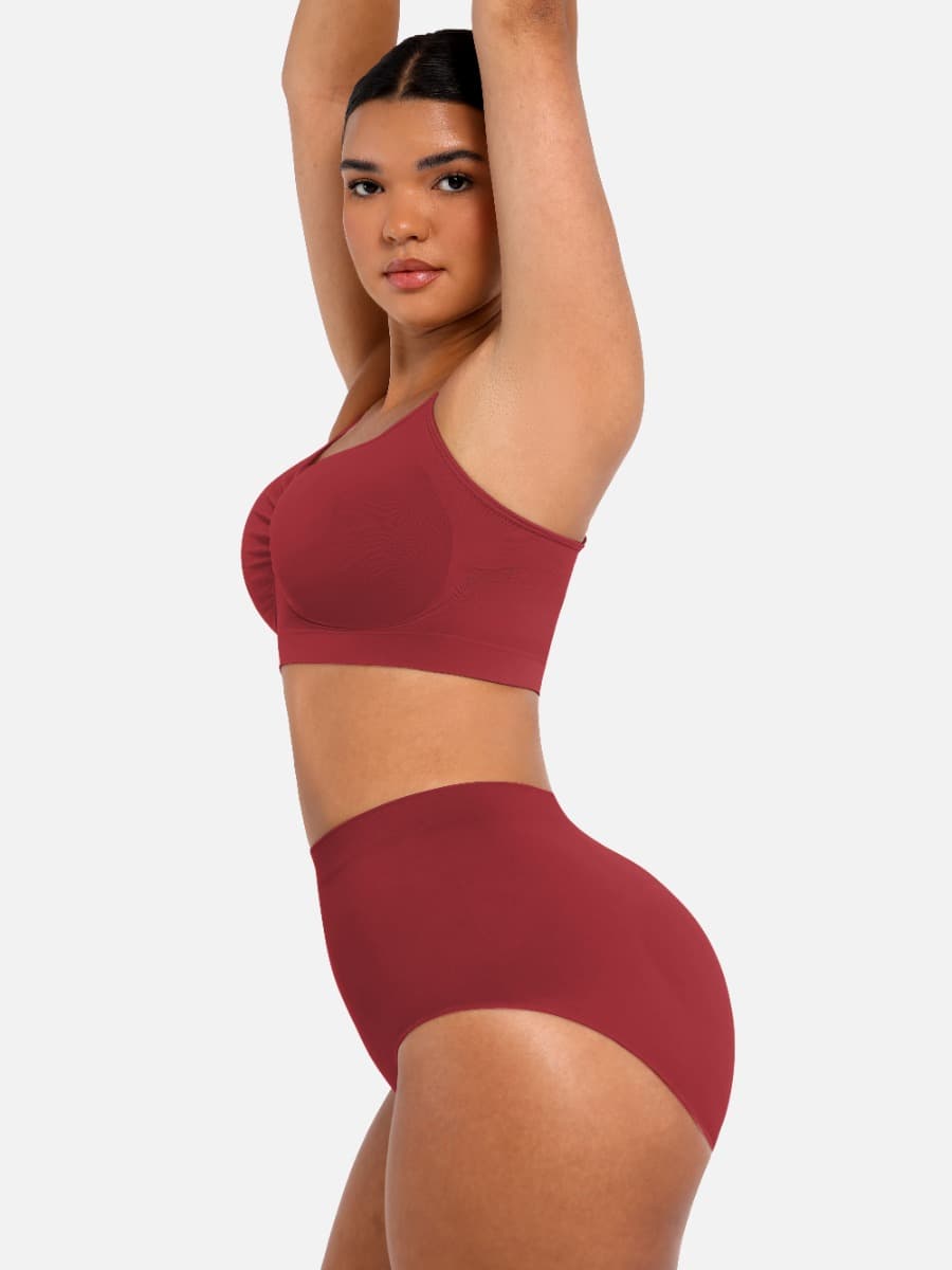 Wireless Supportive Shaping Bra with Adjustable Straps