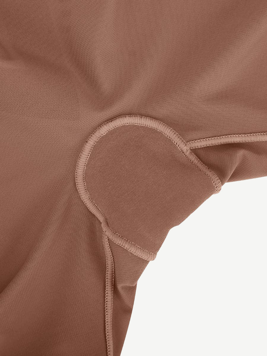 Waist Trimming Brief Thigh Slimmer with Seamless Design & Steel Bone Support