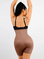 High Waist Trimming Thigh Slimmer with Steel Bones