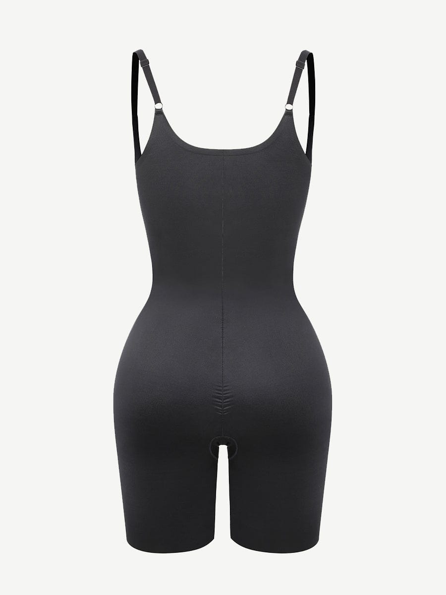 Open-Bust Mid-Thigh Butt Lifting Body Shaper