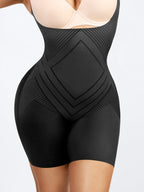 Open-Bust Mid-Thigh Butt Lifting Body Shaper