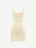 Open-Bust Mid-Thigh Butt Lifting Body Shaper
