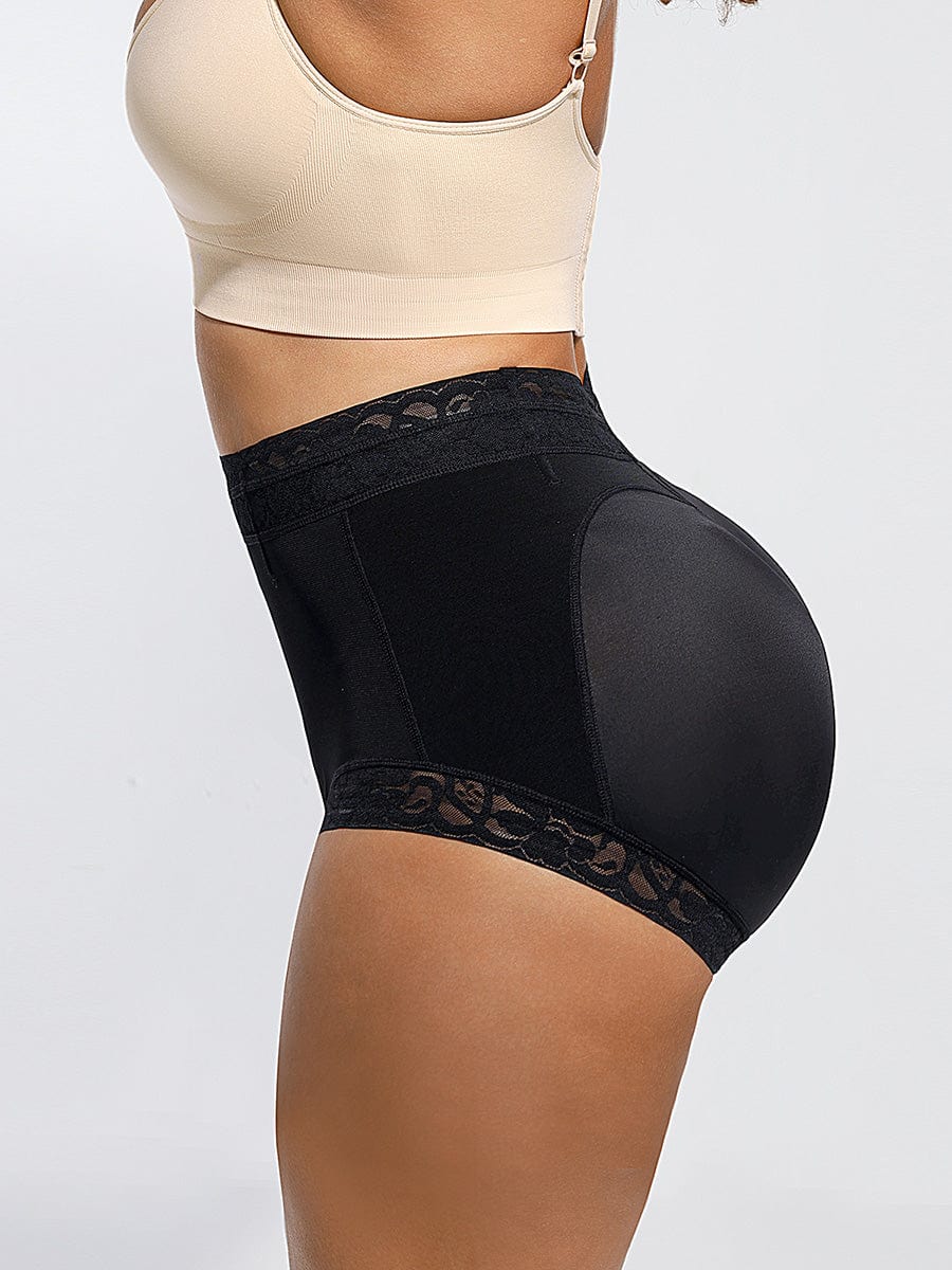 Peach Butt Lift Antibacterial Lining Mid-Waist Panties - Auxieswear