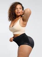 Peach Butt Lift Antibacterial Lining Mid-Waist Panties