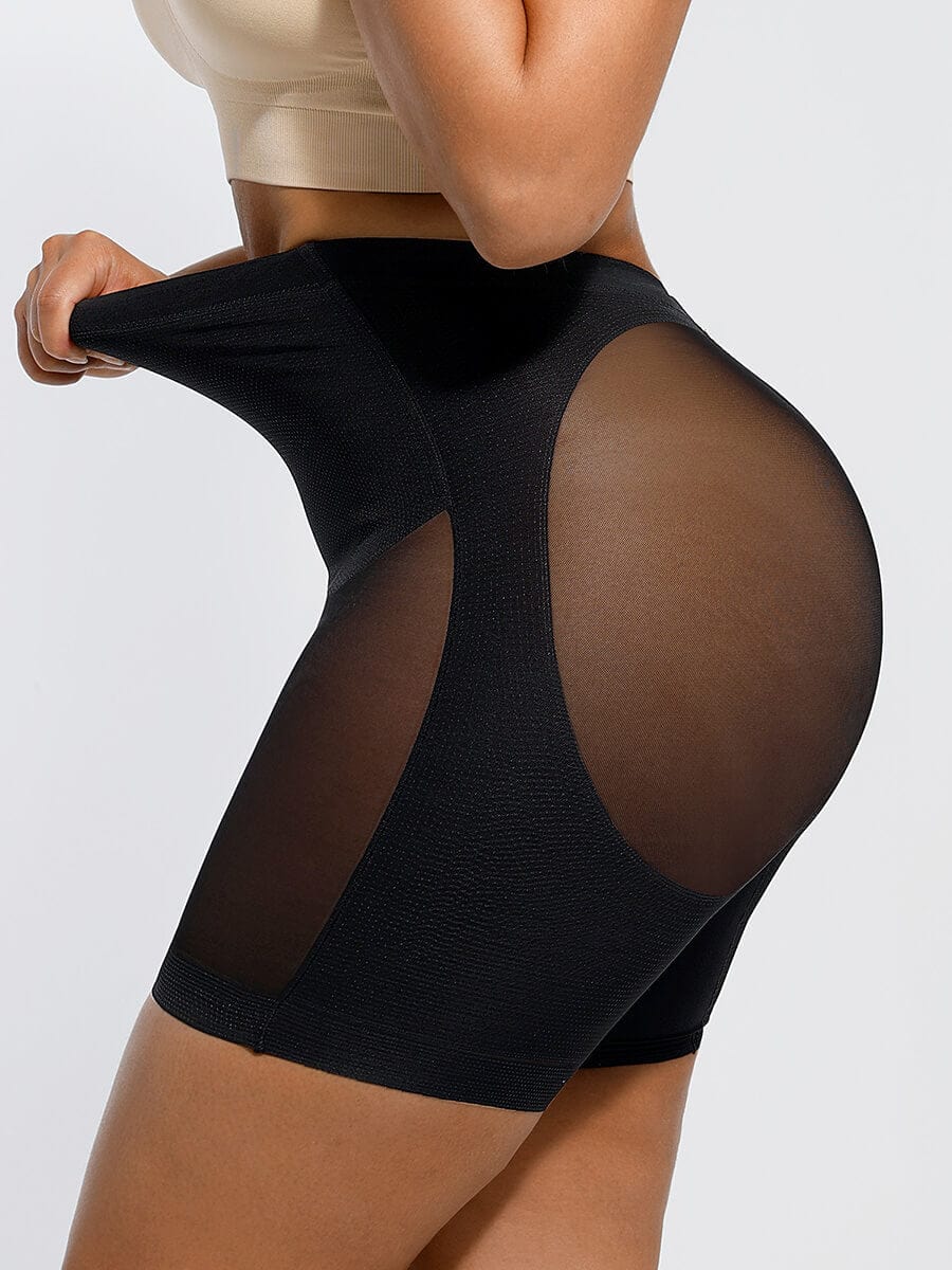 Tummy Slimming Low Waist Fitted Mesh Thigh Slimmer