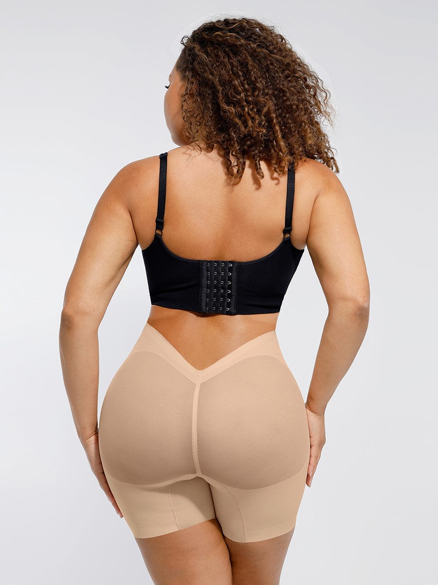 Tummy Slimming Low Waist Fitted Mesh Thigh Slimmer