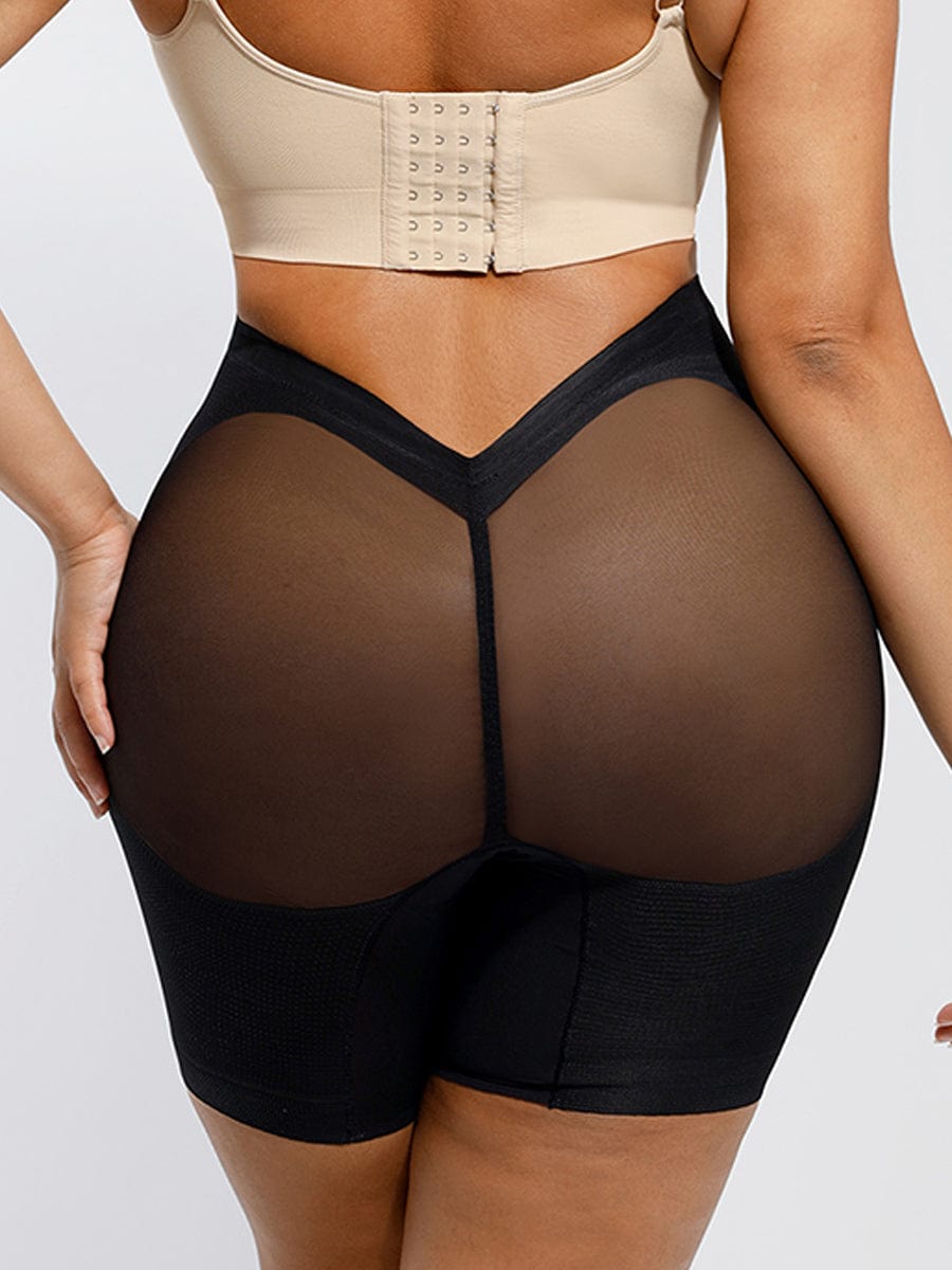 Tummy Slimming Low Waist Fitted Mesh Thigh Slimmer