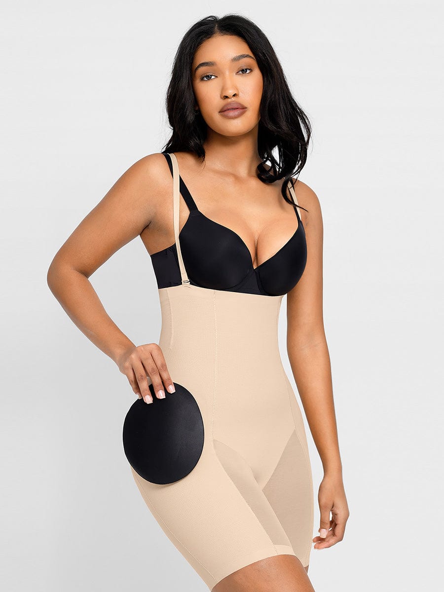 3-in-1 High Waist Tummy Control Seamless Shaper - Auxieswear