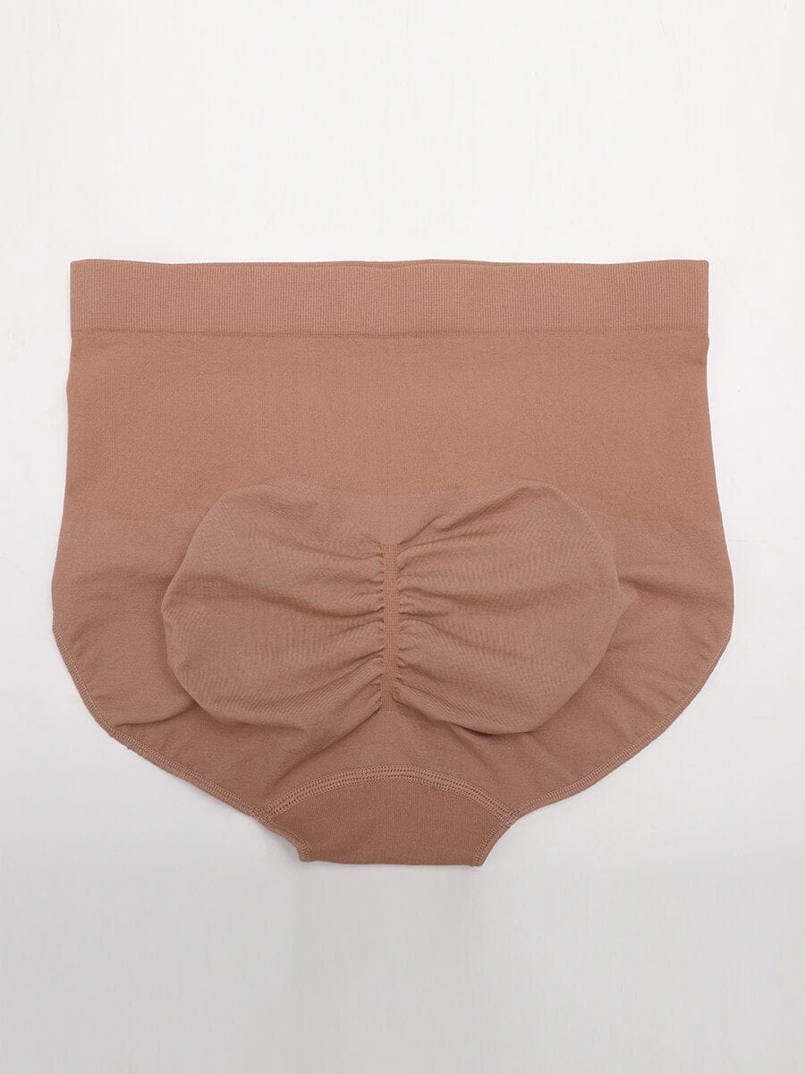 High-Waist Seamless Antibacterial Lining Briefs