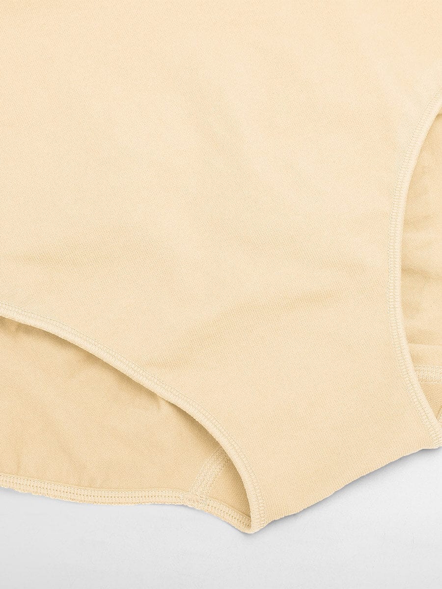 High-Waist Seamless Antibacterial Lining Briefs