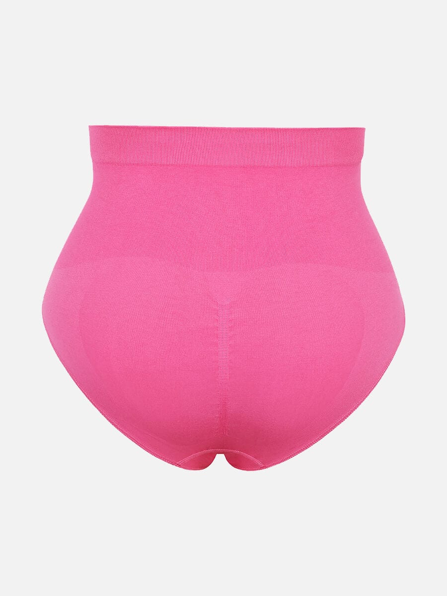 High-Waist Seamless Antibacterial Lining Briefs - Auxieswear