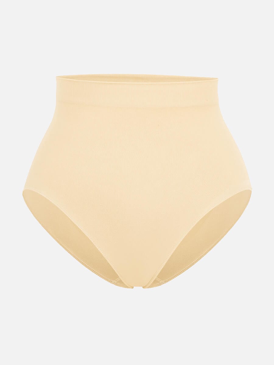 High-Waist Seamless Antibacterial Lining Briefs