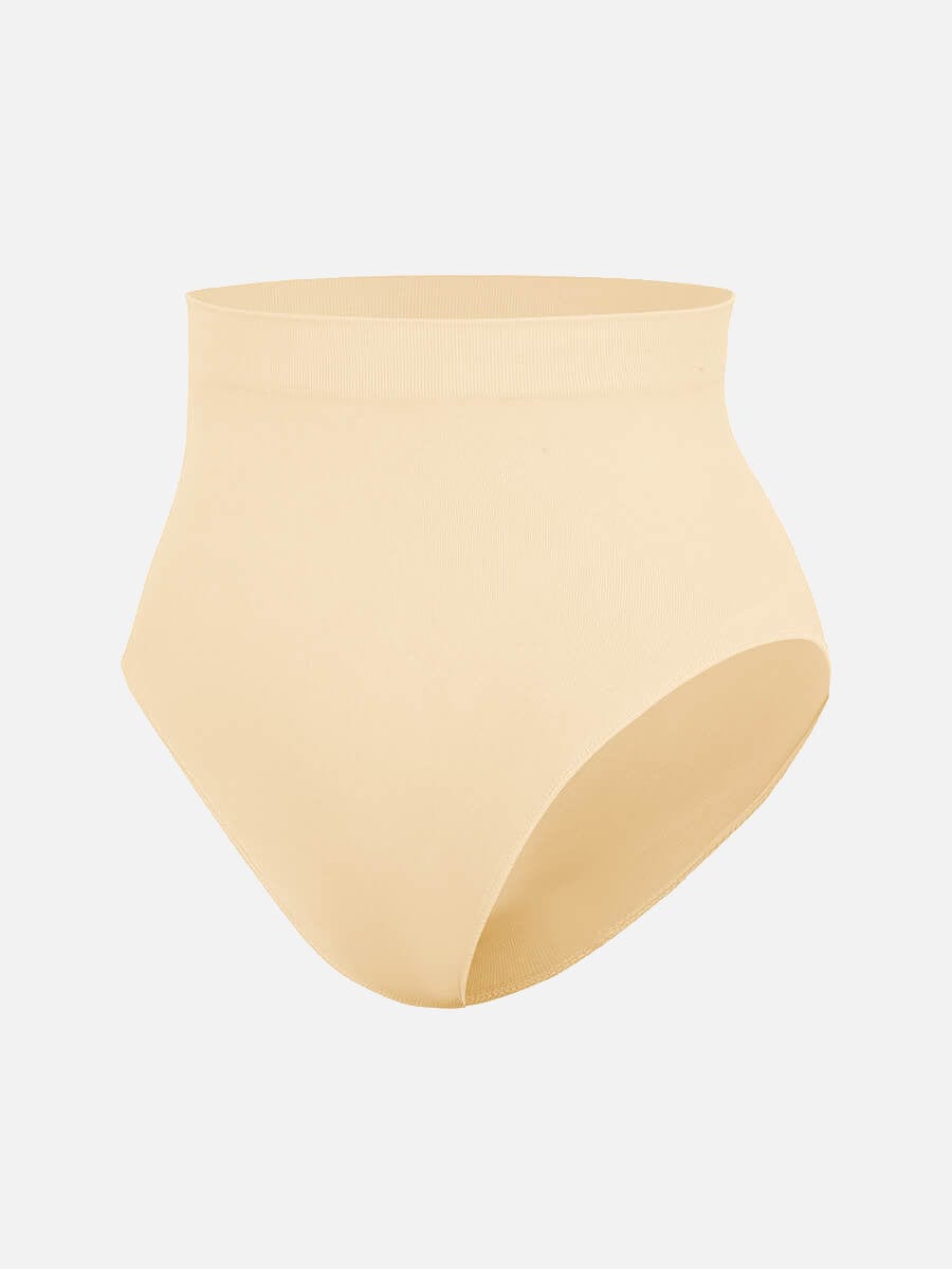 High-Waist Seamless Antibacterial Lining Briefs