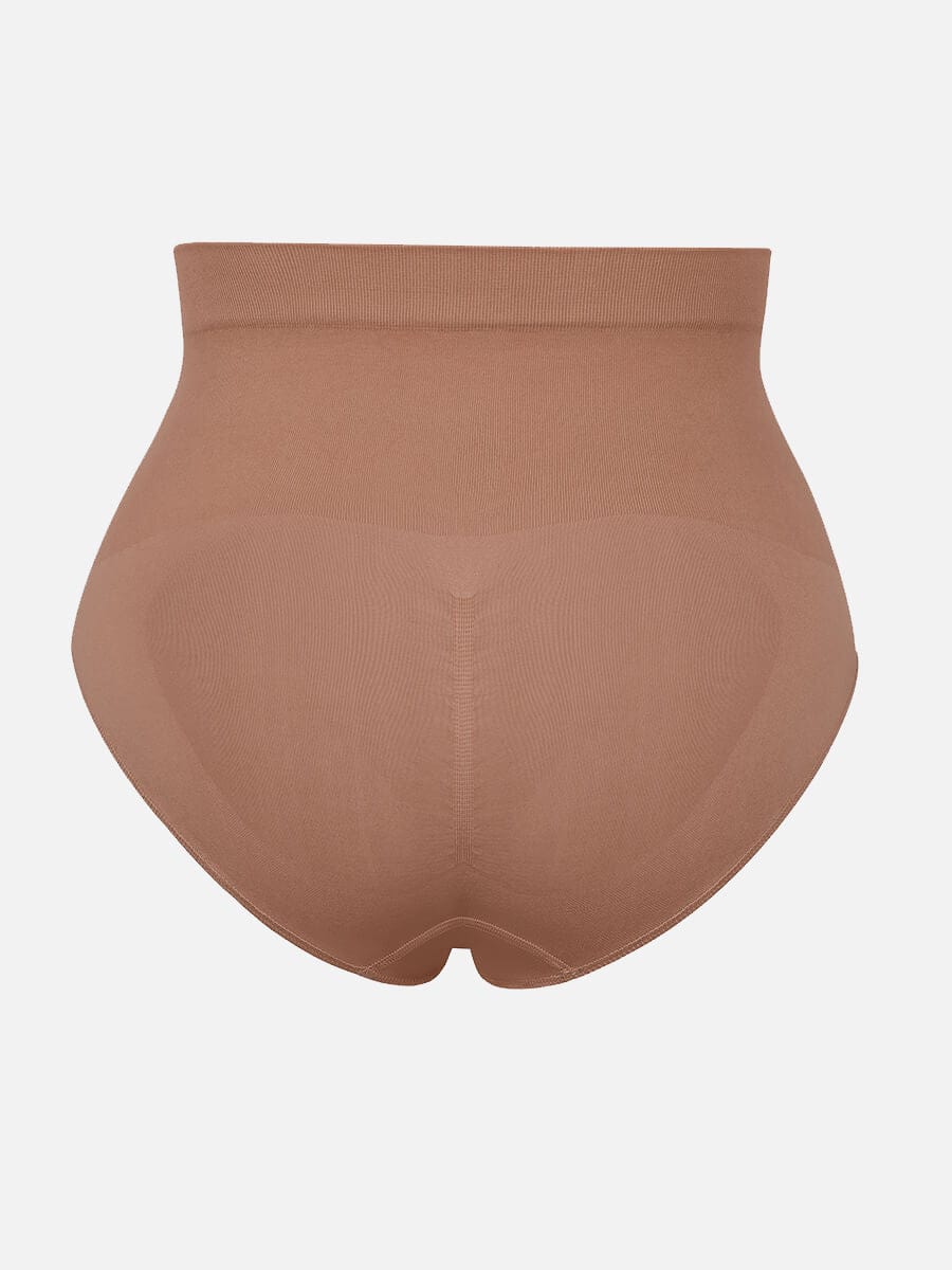 High-Waist Seamless Antibacterial Lining Briefs
