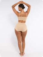 High-Waist Seamless Antibacterial Lining Briefs