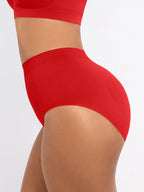 High-Waist Seamless Antibacterial Lining Briefs