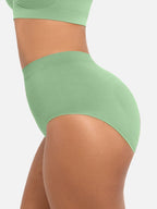 High-Waist Seamless Antibacterial Lining Briefs