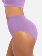 High-Waist Seamless Antibacterial Lining Briefs