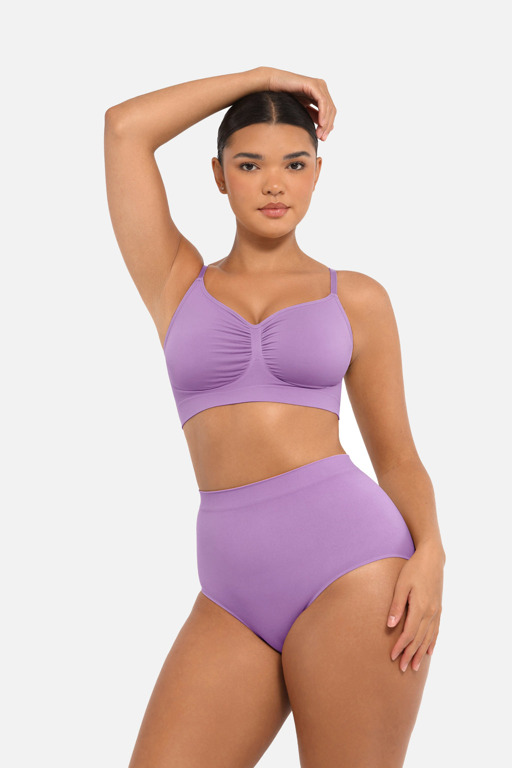 High-Waist Seamless Antibacterial Lining Briefs