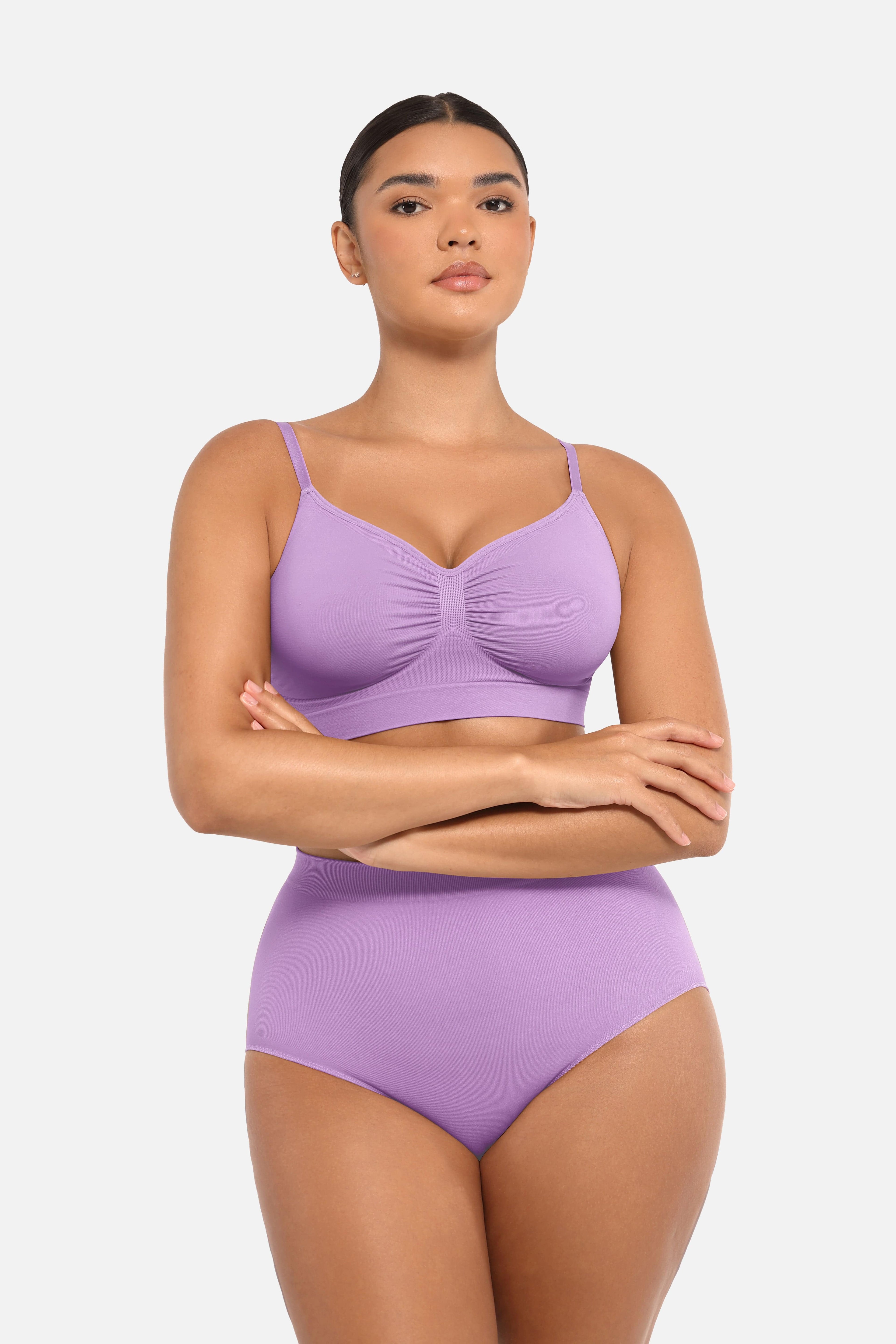 High-Waist Seamless Antibacterial Lining Briefs