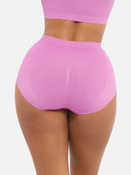 High-Waist Seamless Antibacterial Lining Briefs