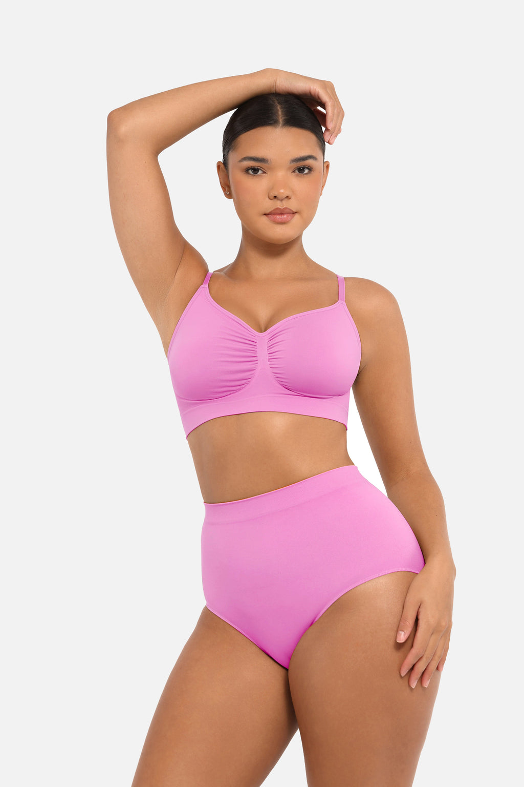 High-Waist Seamless Antibacterial Lining Briefs - Auxieswear
