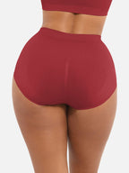 High-Waist Seamless Antibacterial Lining Briefs