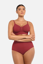 High-Waist Seamless Antibacterial Lining Briefs