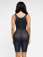 Breast Covering Full Body Shaper With a Side Zipper