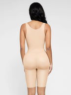 Breast Covering Full Body Shaper With a Side Zipper