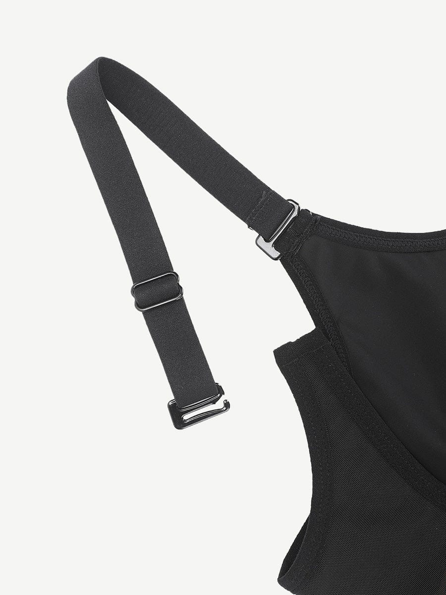 Breathable Open Bust Tummy Control Body Shaper - Auxieswear