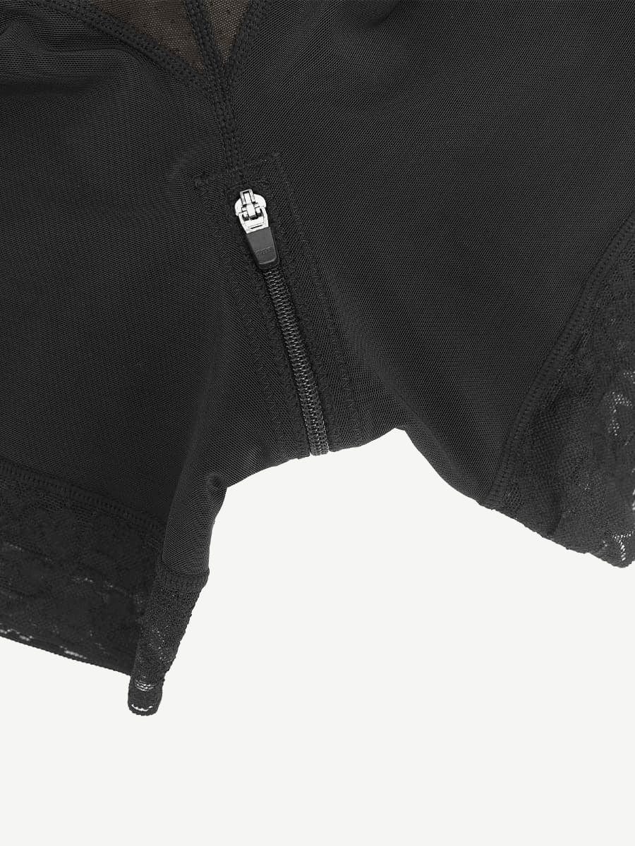 Firm Compression Breathable Body Shaper With Adjustable Straps - Auxieswear