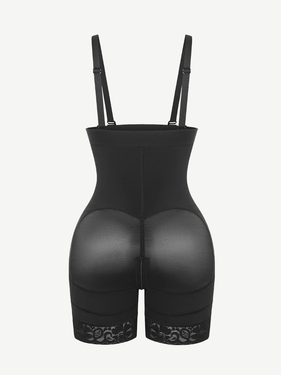 Firm Compression Breathable Body Shaper With Adjustable Straps