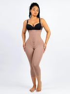 Latex Open Bust Tummy Control Body Shaper