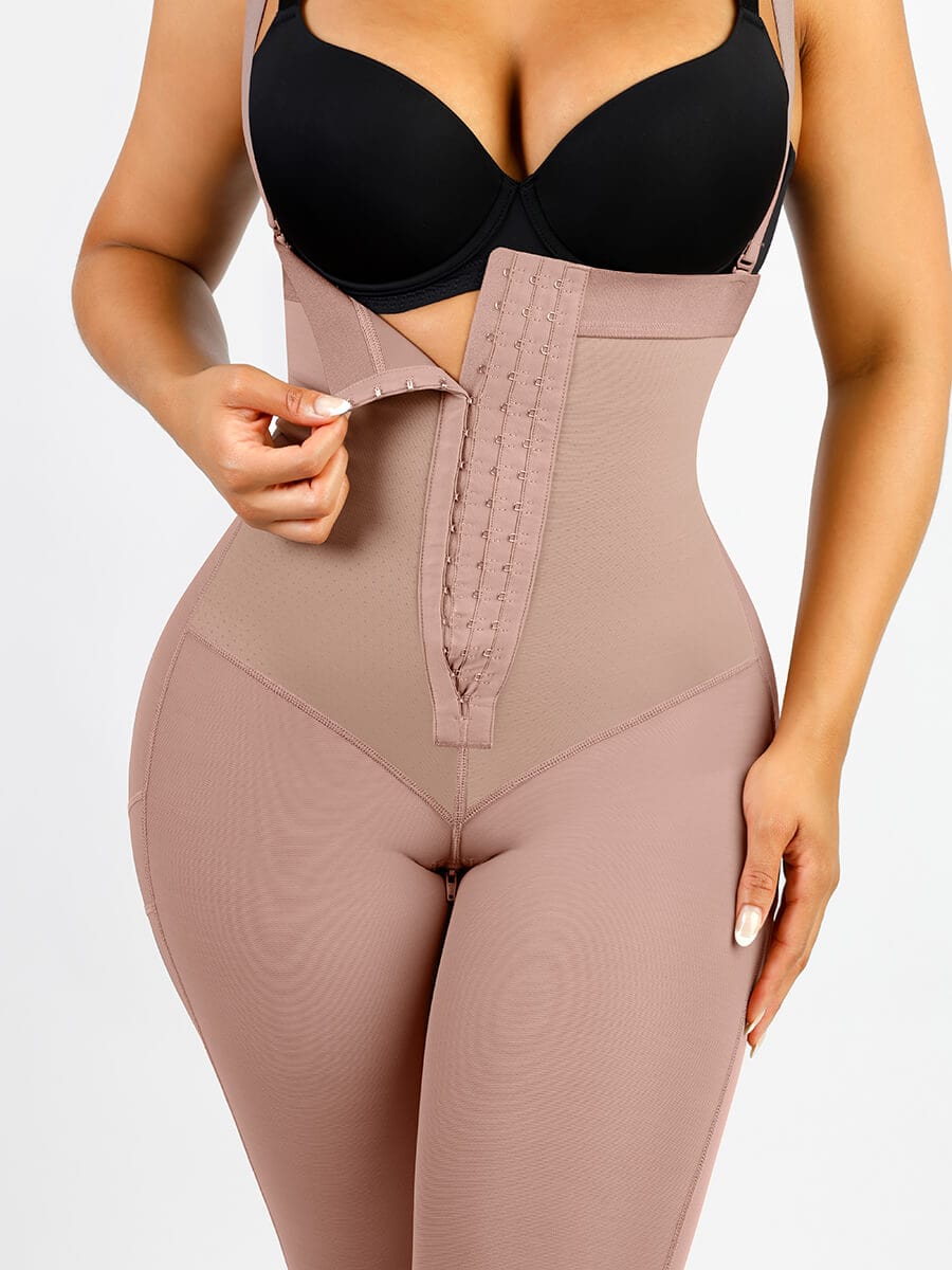 Latex Open Bust Tummy Control Body Shaper