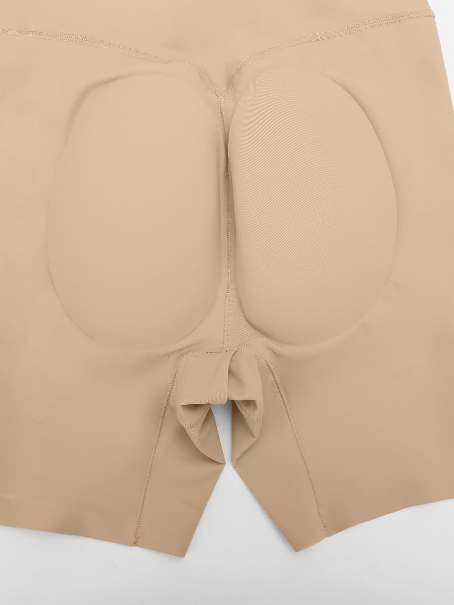 Deep V-shaped neckline Mid-Thigh Body Shaper