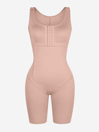 Breast Covering Full Body Shaper With a Side Zipper