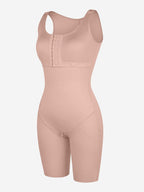 Breast Covering Full Body Shaper With a Side Zipper