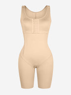 Breast Covering Full Body Shaper With a Side Zipper