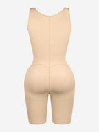 Breast Covering Full Body Shaper With a Side Zipper