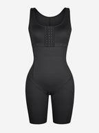 Breast Covering Full Body Shaper With a Side Zipper