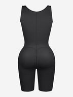 Breast Covering Full Body Shaper With a Side Zipper