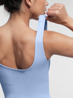 Square Neck U-Shaped Back Design Jumpsuit