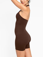 One-Piece Halter Waist & Abdomen Shaping Romper