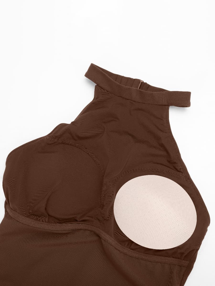 One-Piece Halter Waist & Abdomen Shaping Romper