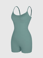 Body Countouring Romper with Adjustable Straps