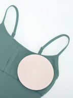 Body Countouring Romper with Adjustable Straps